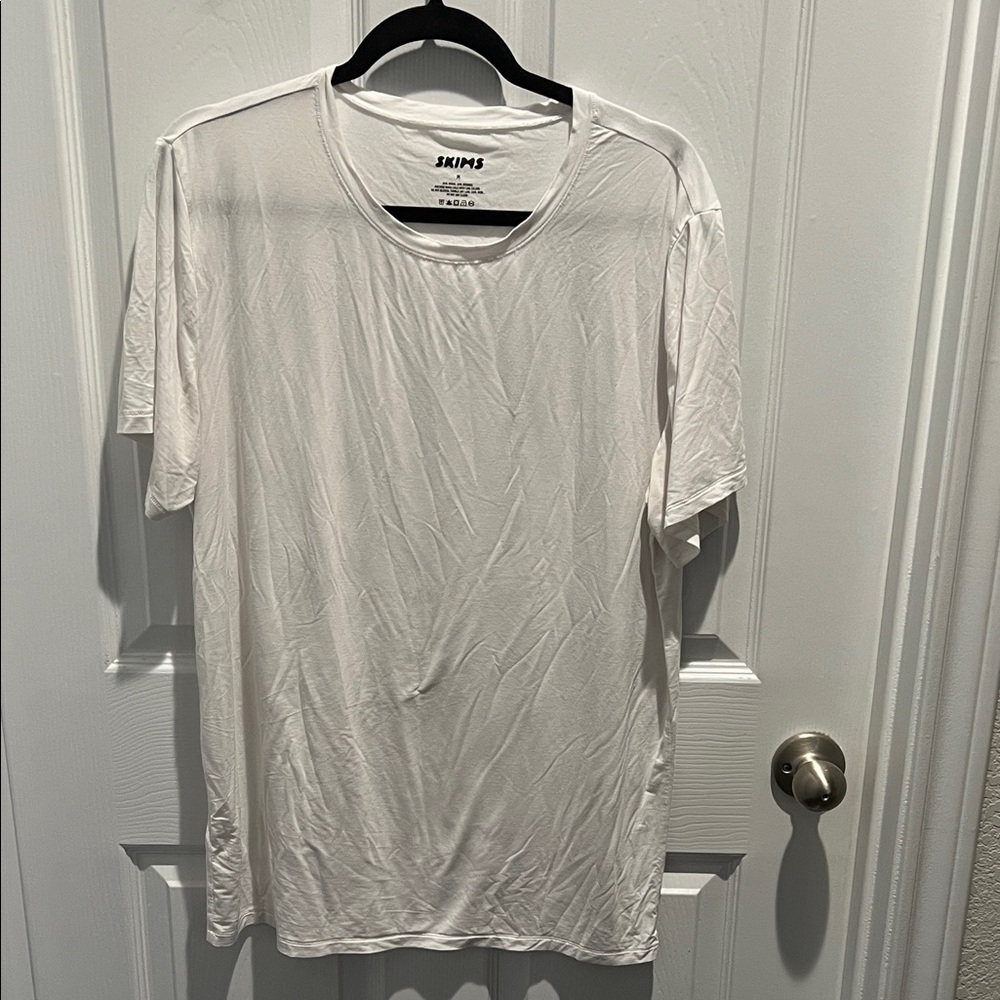 SKIMS Men's Short-Sleeve Crew T-Shirt in White